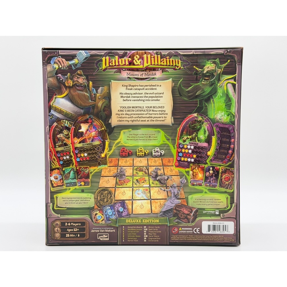 Skybound Valor & Villainy Minions of Mordak Board Game Deluxe Edition Fantasy - Picture 3 of 9
